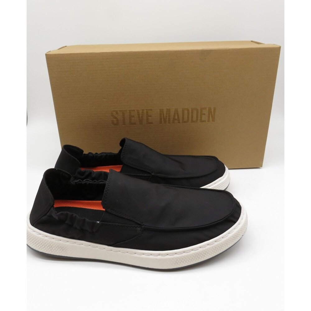 Steve Madden Nellis Slip-On Black Casual Shoes Mens Size 9.5 NEW